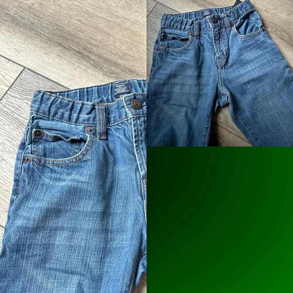 Gap Boys Size 10 Slim Straight Jeans - Adjustable Waist